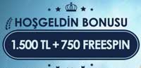 1500 TL ilk para yat�rma bonusu ve 750 Free Spin al�n!
